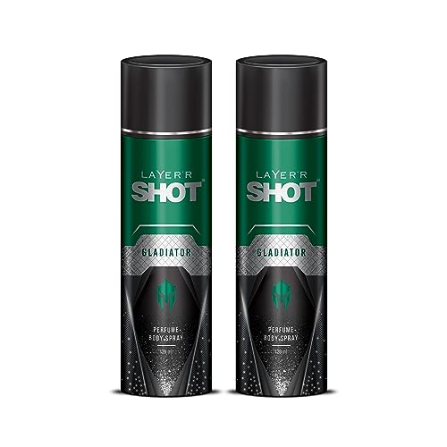 Layer’r Shot Gladiator Aerosol Perfume – 2 x 120ml Each |