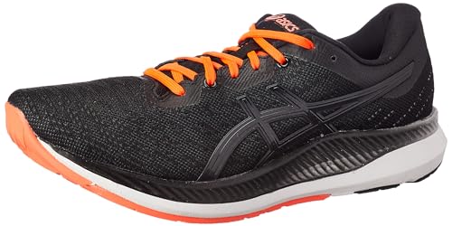 ASICS Mens EZERIDE – Black/Graphite Grey Running Shoes, UK