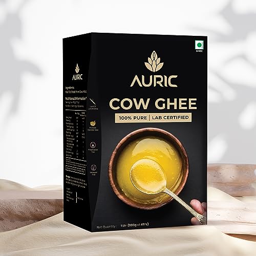 Auric Lab Certified Cow Ghee 1L | 100% Pure And Natural |
