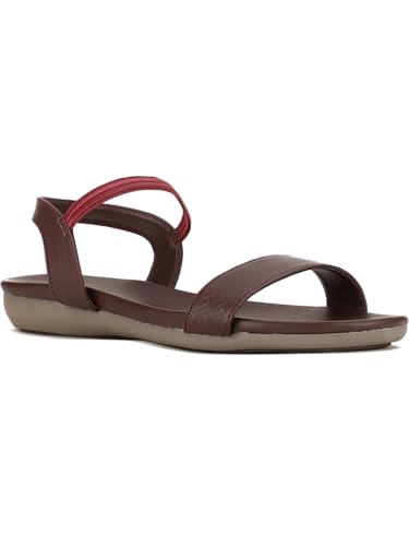 Bata HOLLY SANDAL E Women Casual Sandal In MAROON