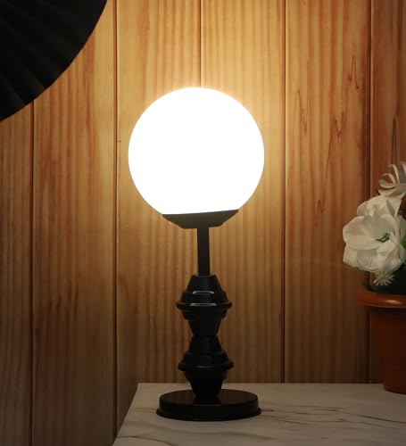 tu casa Metal Table Lamps with Glass Shade for Home Dcor,