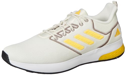 adidas Mens Flair Mode Owhite/PUTGRE/Spark Running Shoe -