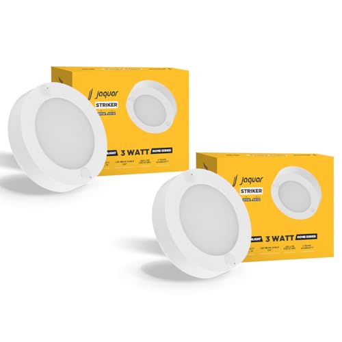 Jaquar 3W Striker Mini Round Surface Downlight | No False