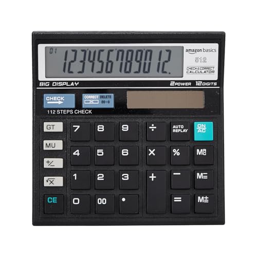 amazon basics AB-512 12-Digit Display Basic