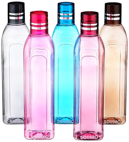 Amazon Brand – Solimo Unbreakable Round Plastic Water