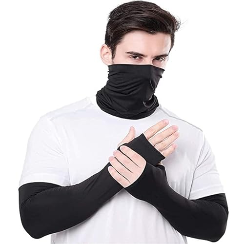 XJARVIS Bandana & Arm Sleeves for Dust & Sun Protection,