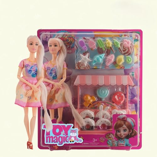 ToyMagic Candy World Playset with Doll | Fun Pretend Candy