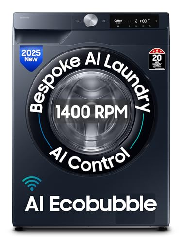 Samsung 12 kg, 5star, AI Control, AI Ecobubble, Super