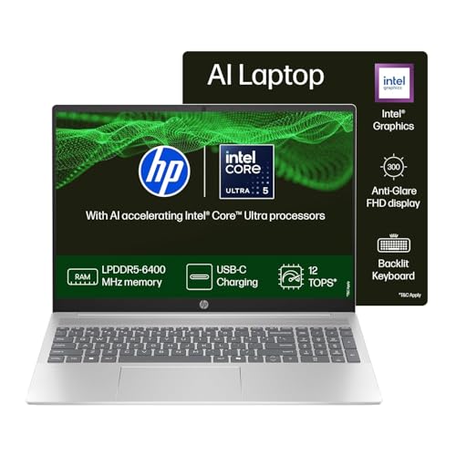 HP Pavilion 16 AI Laptop, Intel Core Ultra 5 125U (14th