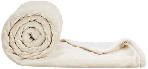 amazon basics Reversible Sherpa Flannel Blanket | Double