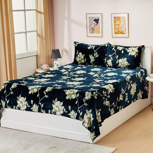 amazon basics Double Bed Warmer Sheet Set with Two Matching