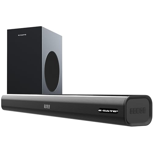 E GATE Octopus 330 Sound bar with 300-WATT Sourround Sound,