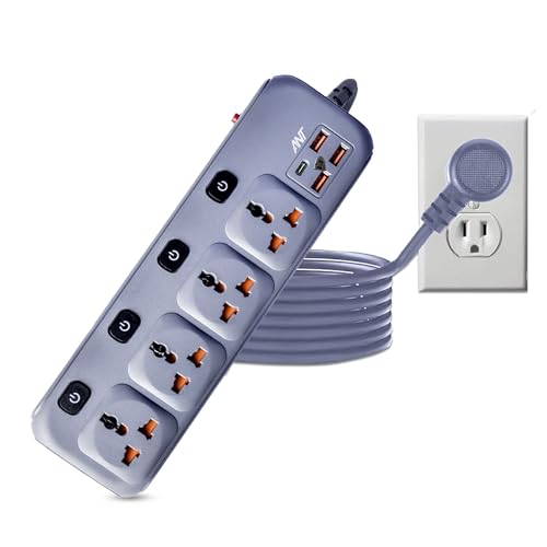 Ant PS431 Power Strip Individual Power Switch,10ft