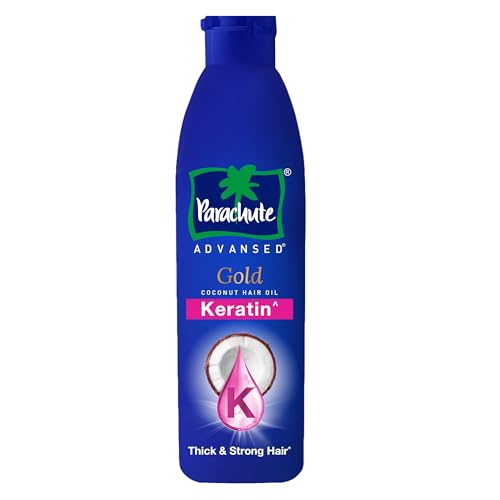Parachute Advansed Gold Keratin Coconut Hair Oil | Thick &