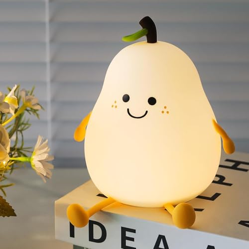 Desidiya® Pear Rechargeable Silicone Night Lamp – Soft Glow