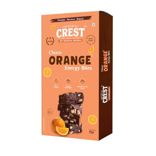Sevens Crest Choco Orange Energy Bites – 45g (Pack of 1) |