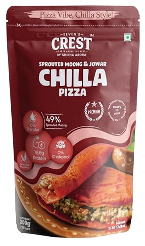 Sevens Crest Sprouted Moong & Jowar Chilla Pizza Mix | 200g