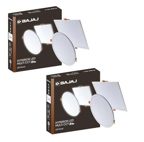 Bajaj Hyperion LED Multi CCT Panel 15W Round | 15W Round