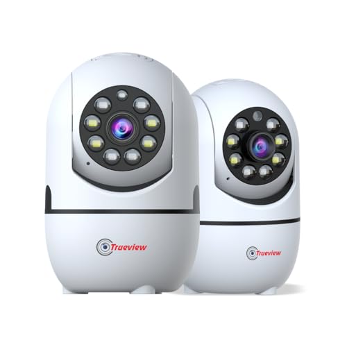 Trueview 2MP Smart CCTV Wi-fi Home Security Camera with Pan