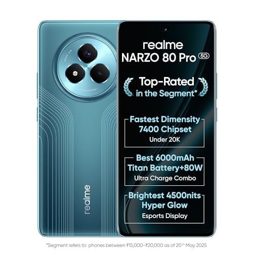 realme NARZO 80 Pro 5G (Racing Green,8GB+128GB) | Segment's