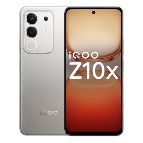 iQOO Z10x 5G (Titanium, 8GB RAM, 128GB Storage) | 6500 mAh