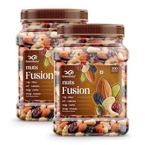 GreenFinity Mixed Dry Fruits Pack – 1kg (500g x 2) |