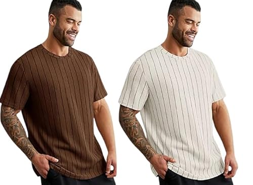 FN3 Waffle Stripe Tshirt for Men || Men’s Regular fit