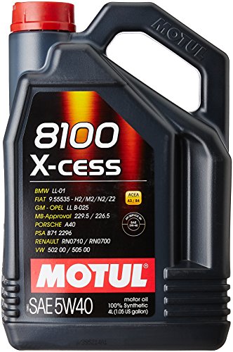 Motul 8100 X-Cess 5W-40 API SN/CF Fully SynThetic Gasoline