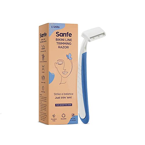 Sanfe Bikini Line Trimming Razor - Stainless steel blade,