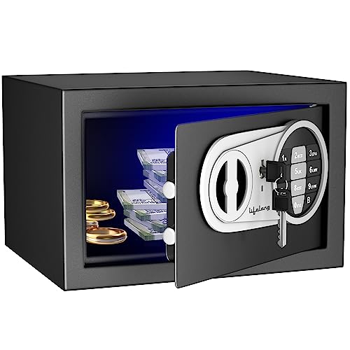 Lifelong 8.6L Small Digital Safe Locker Box For Home &