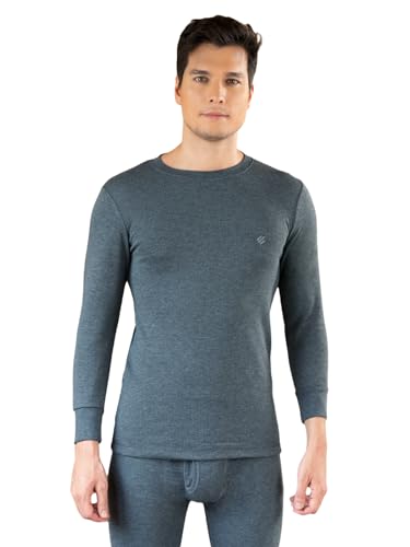 ONN Men’s Black Melange Crew Neck Full Sleeves Premium