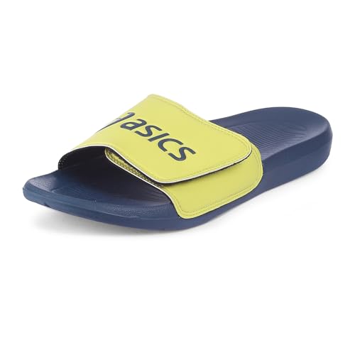 ASICS unisex AS002 Mako Blue/Sour Yuzu Flip Flops - 7 UK