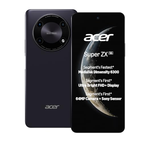 Acer Super ZX 5G (Lunar Blue, 4GB RAM, 128GB Storage) | 120