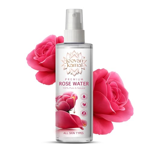 Jeevan Kamal Premium Rose Water, 100% Pure Natural Face