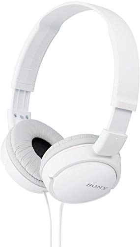 Sony MDR-ZX110A On Ear Stereo Wired Headphones (White),