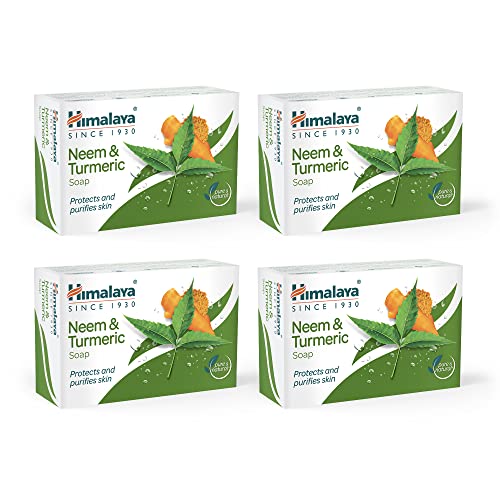 Himalaya Soap, Neem & Turmeric, 75g (Pack of 4)