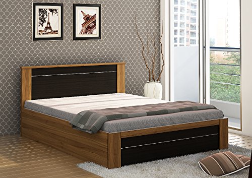 Spacewood Rio Queen Size Engineered Wood Bed with Box