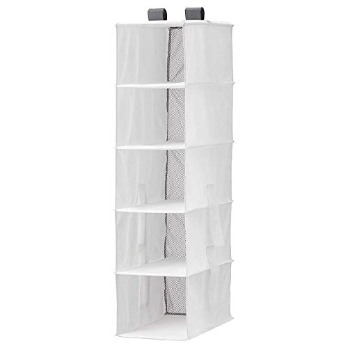 Ikea Painted Storage with 5 Compartments (White, 25X40X98