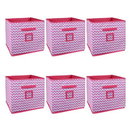 Amazon Brand – Solimo Printed Fabric Storage Box, Small,