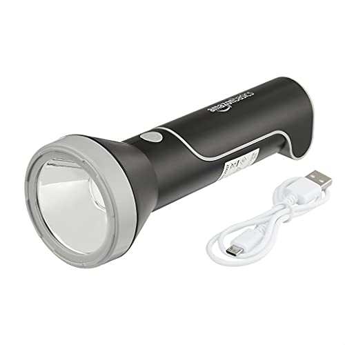 AmazonBasics 2 in 1 Rechargeable Torch and Table Light,