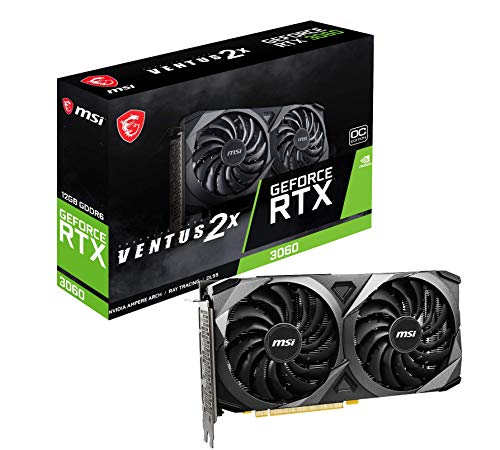 MSI GeForce RTX 3060 Ventus 2X 12G OC GDDR6 192-bit 12 GB