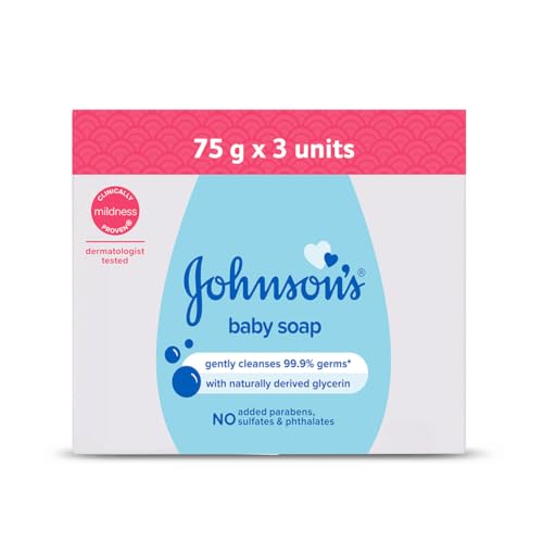 Johnson & Johnson Baby Soap 75g (Pack of 3)