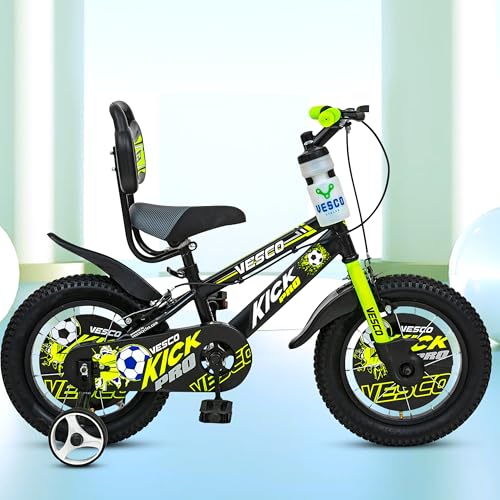 VESCO Kick Pro 14 T Kids Cycle with Balance Wheel & Back
