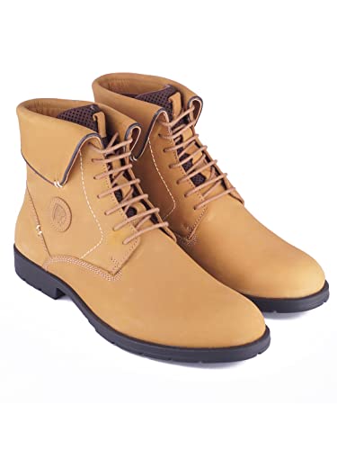 Red Chief Casual Derby Shoes for Men Rust