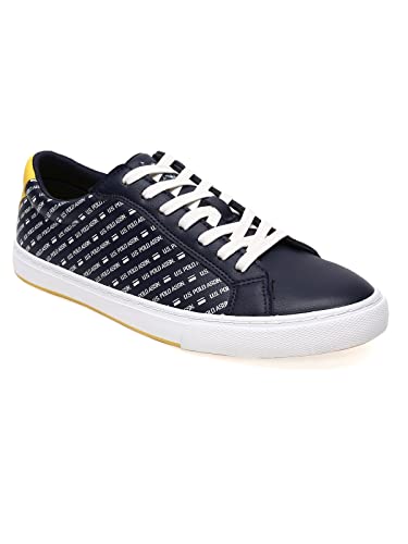 U.S. Polo Assn. Men's Casual Navy Sneakers -UK11/India(45