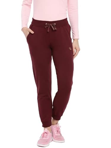 Macrowoman Active Plain Pants for Women in Cotton Rich