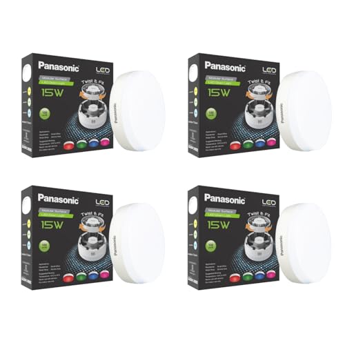 Panasonic 15W LED Round Downlight for Ceiling | Twist & Fit