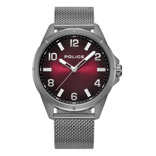 Police Analog Burgundy Dial Men's Watch-PLPEWJG0018302