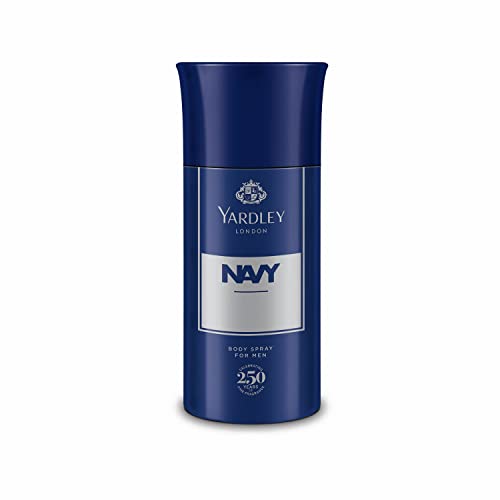 Yardley London Navy- Body Spray for Men- 150ml