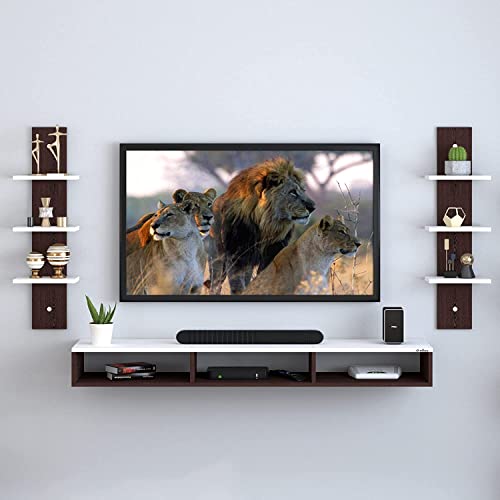 WOODIFY Wall Mounted TV Unit, TV Cabinet for Wall, TV Stand